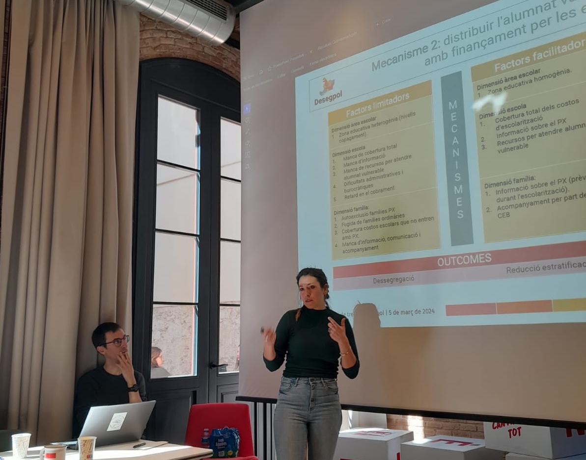 Interim seminar with key stakeholders on school desegregation in Barcelona, March 2024